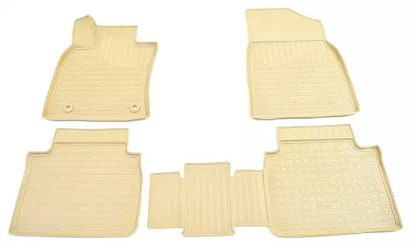 Коврики в салон Norplast полиуретан бежевый NPA11-C88-100-B Toyota Camry (7G) XV50 рест.2 2017-