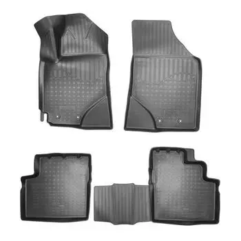 Коврики в салон Novline-Autofamily полиуретан черный NLC.75.02.210k Geely Emgrand GS 2019-