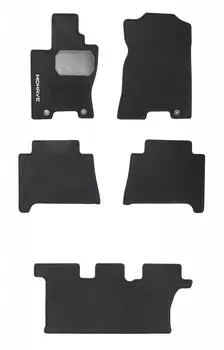 Коврики в салон Novline-Autofamily резина черный NLC.25.29.210K KIA Mohave (1G) рест. 2016-