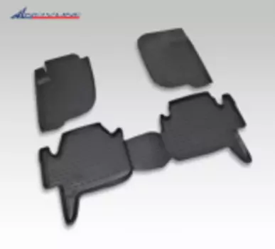 Коврики в салон Новлайн полиуретан черный BI001025 Mitsubishi Pajero Sport (2G) 2008-