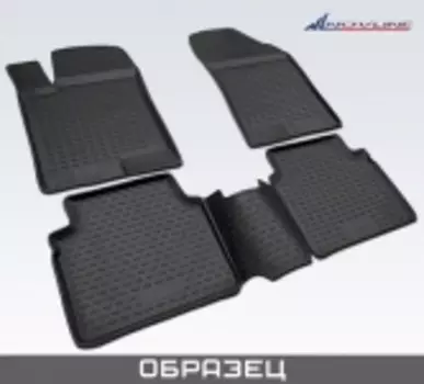 Коврики в салон Новлайн резина черный CARCHV00023 Chevrolet Malibu (9G) рест. 2018-