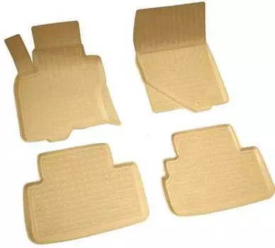 Коврики в салон (полиуретан, бежевые) Норпласт NPA10-C33-530-B Infiniti QX70 2013-