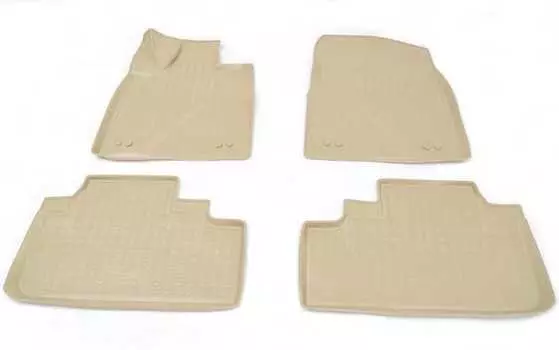 Коврики в салон (полиуретан, бежевые) Норпласт NPA10-C47-755-B Lexus RX 2016-