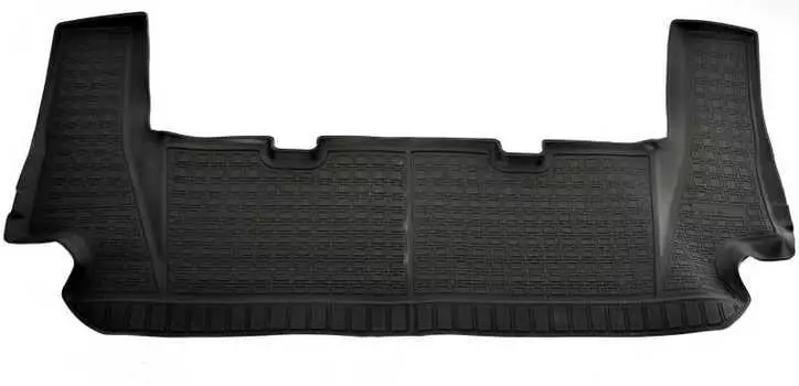 Коврики в салон (полиуретан, черные, 3 ряд) Норпласт NPA00-C94-551 Lada Largus 2012-