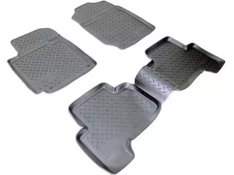Коврики в салон (полиуретан, черные, 5 дверей) Норпласт NPL-Po-85-25 Suzuki Grand Vitara 2005-2015