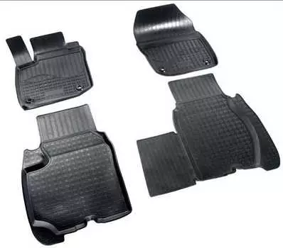 Коврики в салон (полиуретан, черные, 5D) Норпласт NPA11-C30-130 Honda Civic 2012-2015