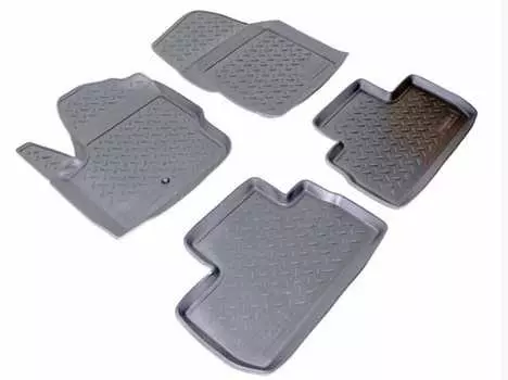 Коврики в салон (полиуретан, черные) Норпласт NPA10-C46-200 Land Rover Freelander II 2007-2015