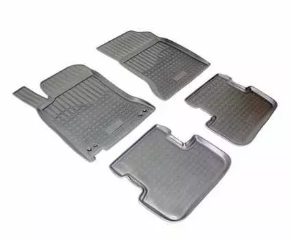 Коврики в салон (полиуретан, черные) Норпласт NPA10-C56-050 Mercedes A-class 2012-