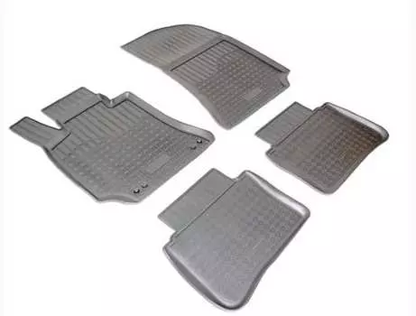 Коврики в салон (полиуретан, черные) Норпласт NPA10-C56-400 Mercedes E-Class 2013-2015