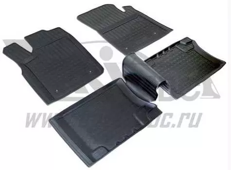 Коврики в салон (полиуретан, черные) Норпласт NPA11-C40-100 Jeep Grand Cherokee 2011-2017
