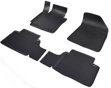 Коврики в салон (полиуретан, черные) Норпласт NPA11-C43-701 Kia Soul 2013-2016