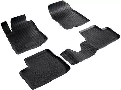 Коврики в салон (полиуретан, черные) Норпласт NPA11-C64-230 Peugeot 2008 2013-2015