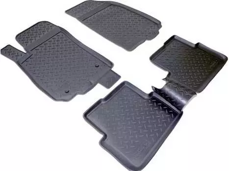 Коврики в салон (полиуретан, черные) Норпласт NPL-Po-12-03 Chevrolet Aveo 2012-2015