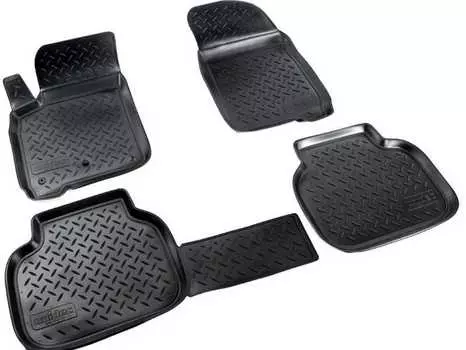 Коврики в салон (полиуретан, черные) Норпласт NPL-Po-20-44 Dodge Journey 2008-2015