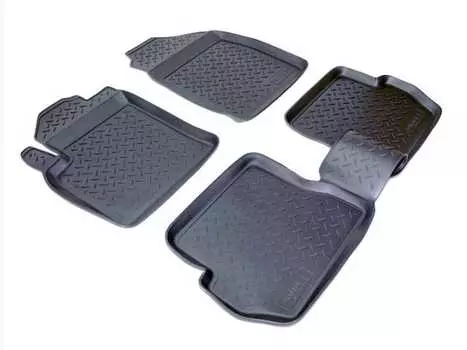 Коврики в салон (полиуретан, черные) Норпласт NPL-Po-22-19 Ford Fusion 2002-2009