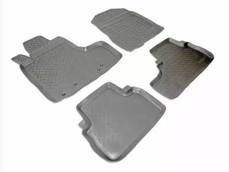 Коврики в салон (полиуретан, черные) Норпласт NPL-Po-30-11 Honda CRV 2007-2011