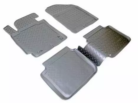 Коврики в салон (полиуретан, черные) Норпласт NPL-Po-31-06 Hyundai Elantra 2011-2015