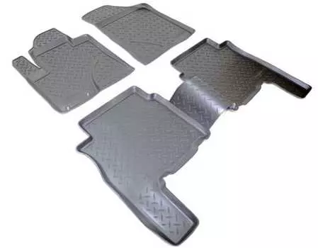 Коврики в салон (полиуретан, черные) Норпласт NPL-Po-31-23 Hyundai Santa Fe 2010-2010