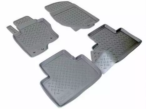 Коврики в салон (полиуретан, черные) Норпласт NPL-Po-33-51 Infiniti FX 2008-