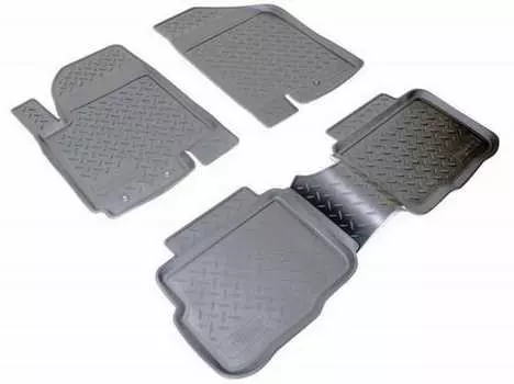 Коврики в салон (полиуретан, черные) Норпласт NPL-Po-43-70 Kia Soul 2008-2013