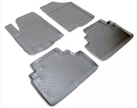 Коврики в салон (полиуретан, черные) Норпласт NPL-Po-43-85 Kia Venga 2010-2015