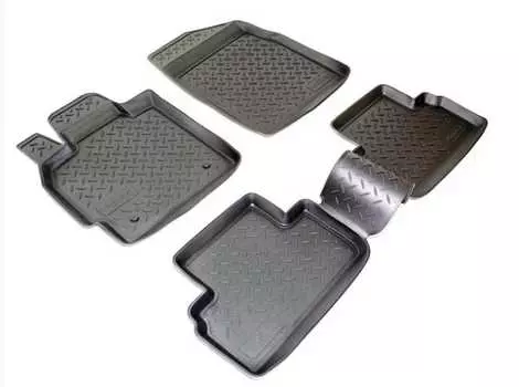 Коврики в салон (полиуретан, черные) Норпласт NPL-Po-55-70 Mazda CX-7 2007-2012