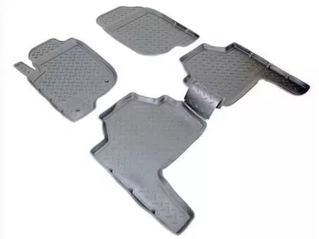 Коврики в салон (полиуретан, черные) Норпласт NPL-Po-59-01 Mitsubishi Pajero Sport 2008-2015