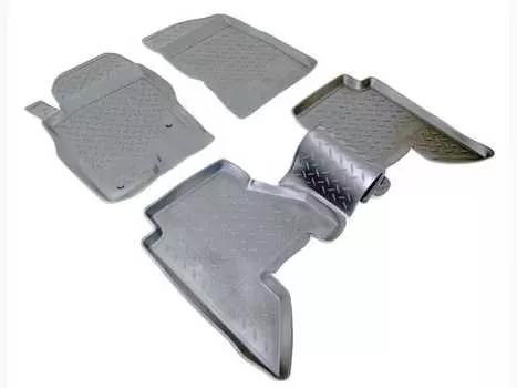 Коврики в салон (полиуретан, черные) Норпласт NPL-Po-61-45 Nissan Pathfinder R52 2005-2014