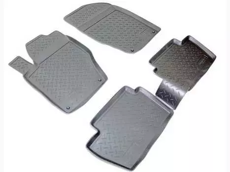 Коврики в салон (полиуретан, черные) Норпласт NPL-Po-64-38 Peugeot 308 2007-2011