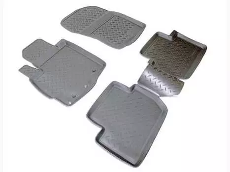 Коврики в салон (полиуретан, черные) Норпласт NPL-Po-64-50 Peugeot 4007 2007-2013