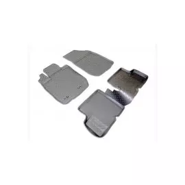 Коврики в салон (полиуретан, черные) Норпласт NPL-Po-69-04 Nissan Terrano III 2014-