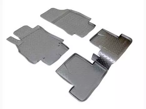 Коврики в салон (полиуретан, черные) Норпласт NPL-Po-69-56 Renault Megan III 2010-2014