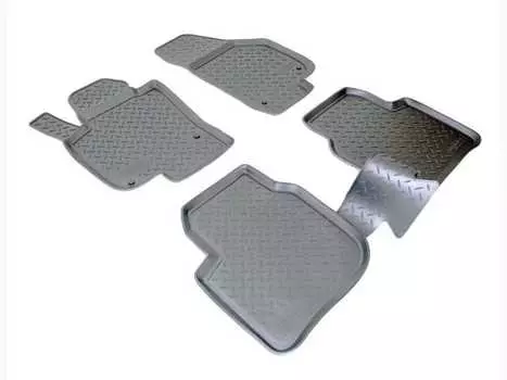 Коврики в салон (полиуретан, черные) Норпласт NPL-Po-81-80 Skoda Superb 2009-2015