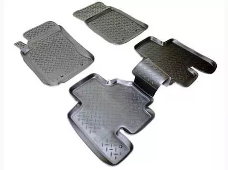 Коврики в салон (полиуретан, черные) Норпласт NPL-Po-83-17 Ssangyong Kyron 2007-2015