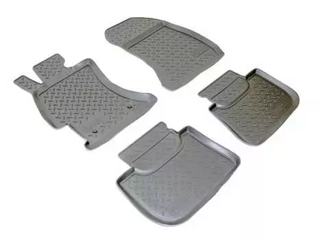 Коврики в салон (полиуретан, черные) Норпласт NPL-Po-84-80 Subaru XV 2012-2016