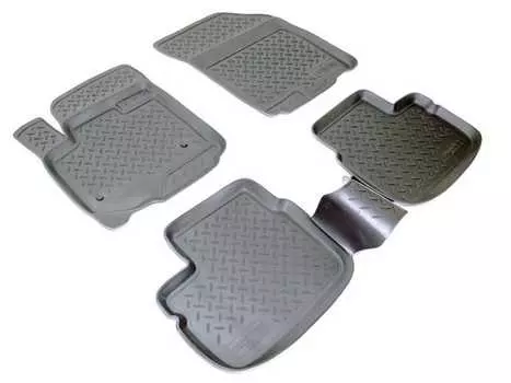 Коврики в салон (полиуретан, черные) Норпласт NPL-Po-85-50 Suzuki SX4 Classic 2006-2015