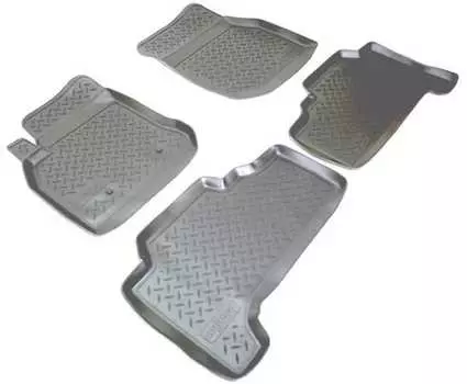 Коврики в салон (полиуретан, черные) Норпласт NPL-Po-88-39 Toyota Land Cruiser J100 1998-2007