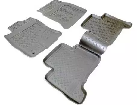 Коврики в салон (полиуретан, черные) Норпласт NPL-Po-88-40 Toyota Land Cruiser Prado J12 2003-2009