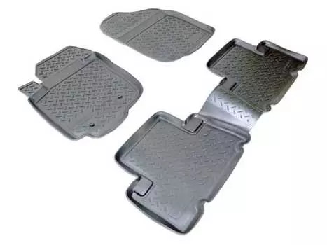 Коврики в салон (полиуретан, черные) Норпласт NPL-Po-88-44 Toyota Rav4 2006-2009