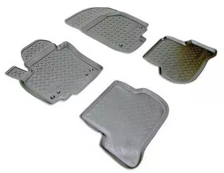 Коврики в салон (полиуретан, черные) Норпласт NPL-Po-95-19 Volkswagen Golf VI 2010-2012