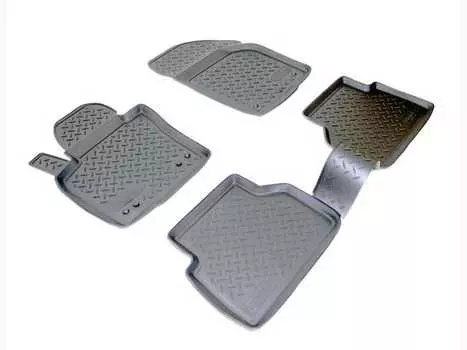 Коврики в салон (полиуретан, черные) Норпласт NPL-Po-95-50 Volkswagen Tiguan 2008-2016