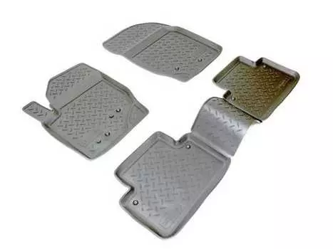 Коврики в салон (полиуретан, черные) Норпласт NPL-Po-96-90 Volvo XC90 2002-2014