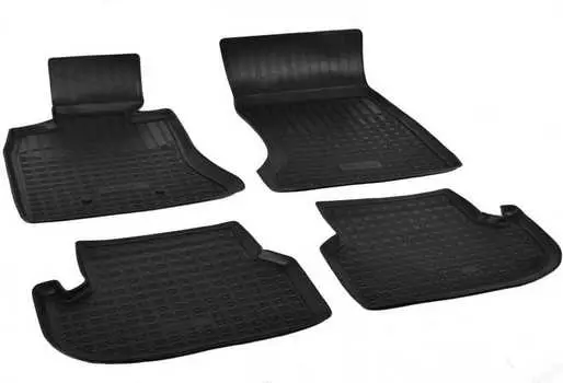 Коврики в салон (полиуретан, черные, передние) Норпласт NPA00-C07-150 BMW 5 2013-2016