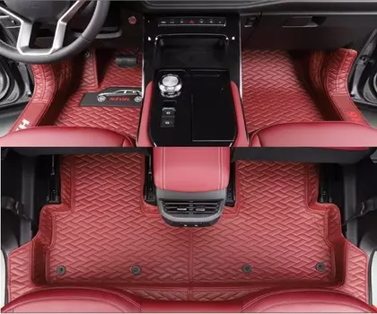 Коврики в салон (полиуретан, красные) Haval H6 2021-