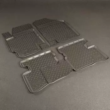 Коврики в салон (полиуретан) "НОРПЛАСТ" NPLPo4331 Kia Rio 2011 - 2017