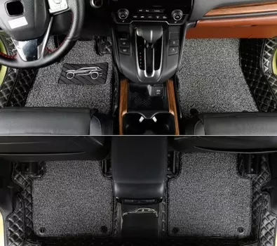 Коврики в салон (полиуретан, серые) Honda CRV 2020-