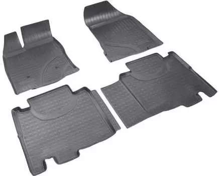 Коврики в салон (полиуретан, серые) Норпласт NPA11-C22-120-G Ford Edge 2014-
