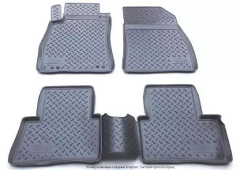 Коврики в салон полиуретановые Norplast NPA11C31380 / NPA11-C31-380 для Hyundai Solaris 2017 -