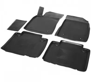 Коврики в салон Rival полиуретан черный 11902001 Geely Emgrand 7 (1G) рест. 2016-
