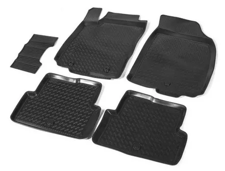 Коврики в салон Rival полиуретан черный 11903001 Geely Atlas 2016-